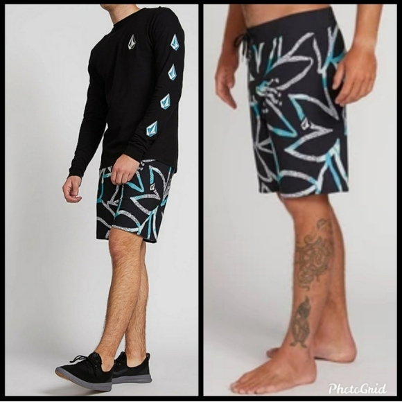 NWT Volcom RIP'D MOD TRUNKS NWT - Picture 12 of 14